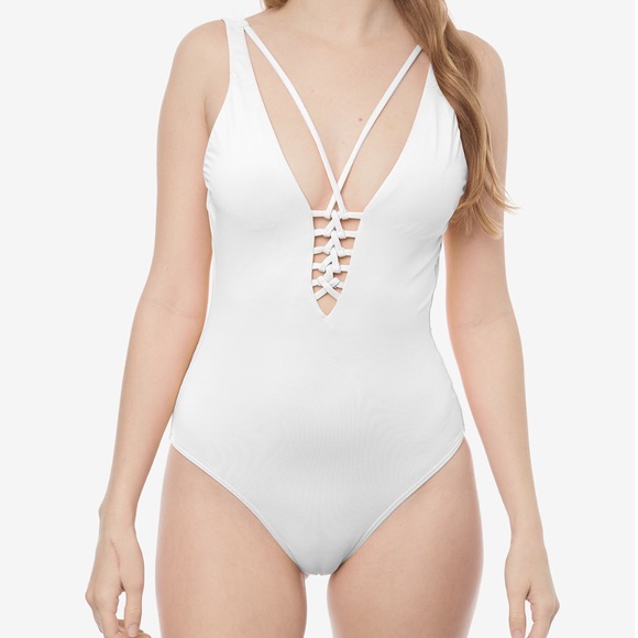 O'Neill Other - O’Neill Salt Water Lattice-Front Swimsuit Sz:L&XL